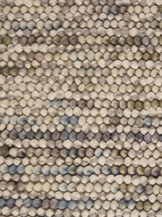 Lagoon Blue/ Green  Multi Loop Wool Rug