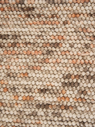 Harvet Rust Multi Loop Wool Rug
