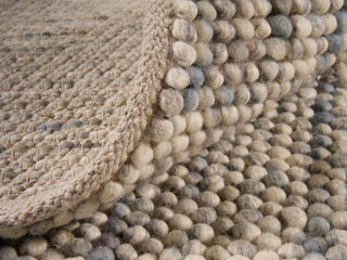 Lagoon Blue/ Green  Multi Loop Wool Rug