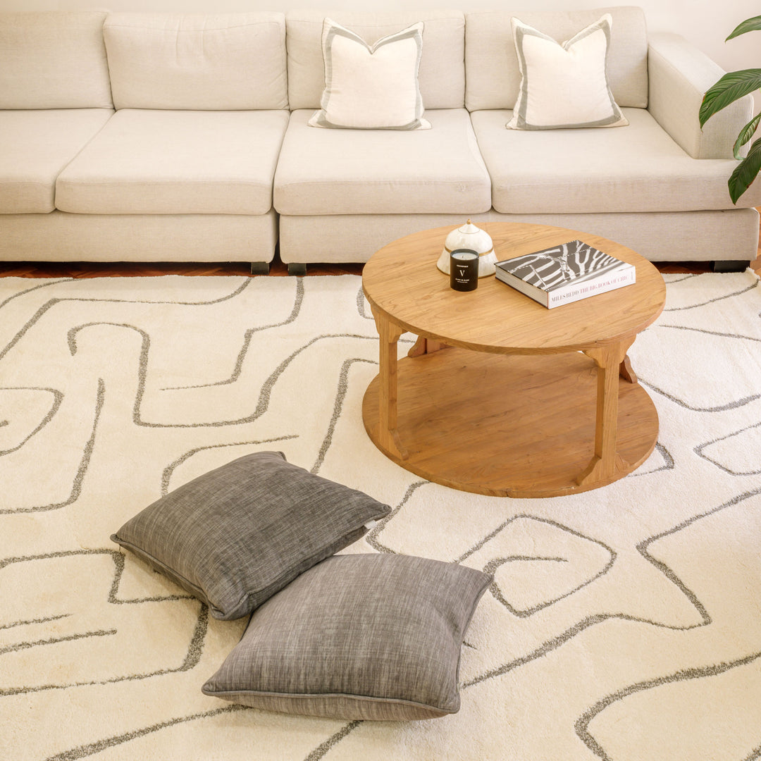 Cocoon Abstract Cream Rug