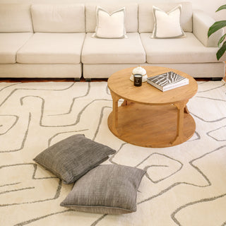 Cocoon Abstract Cream Rug