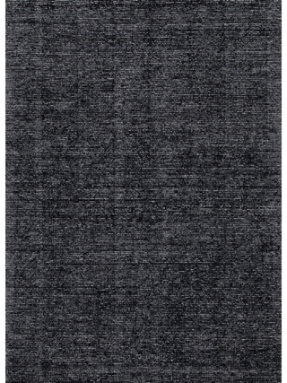 Norah Charcoal Black Textured  Rug