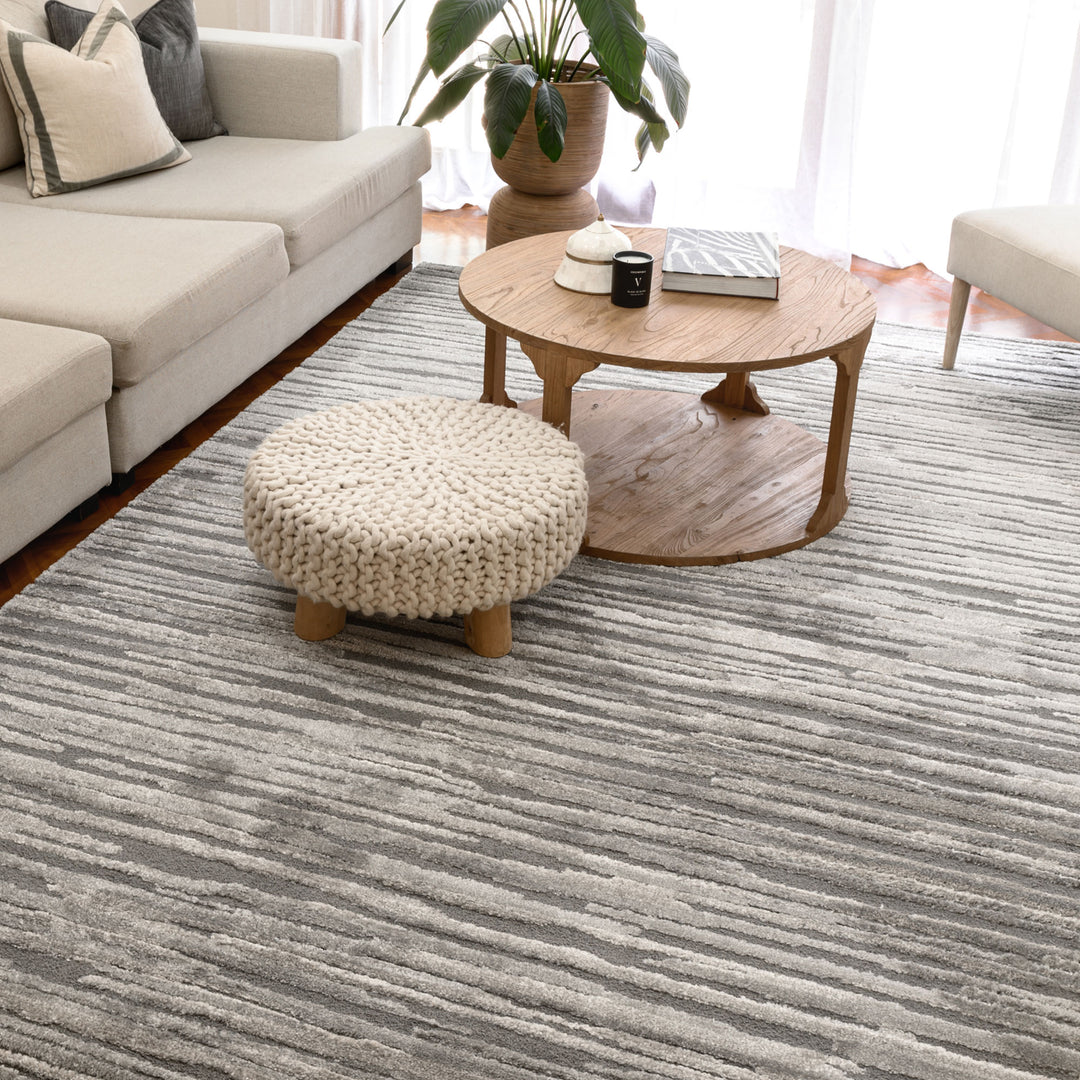 Cocoon Sculpted Grey Rug