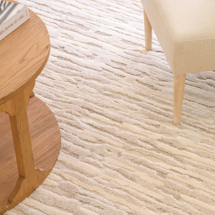 Cocoon Sculpted Cream Beige Rug