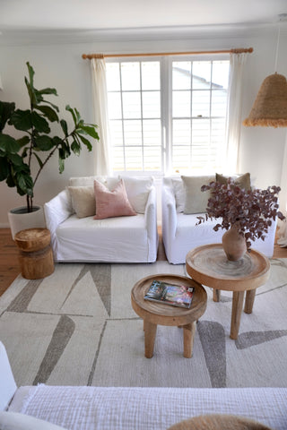 Matilda Abstract Beige Rug