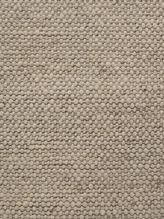 Marley Bobble Textured Wool Rug Ivory