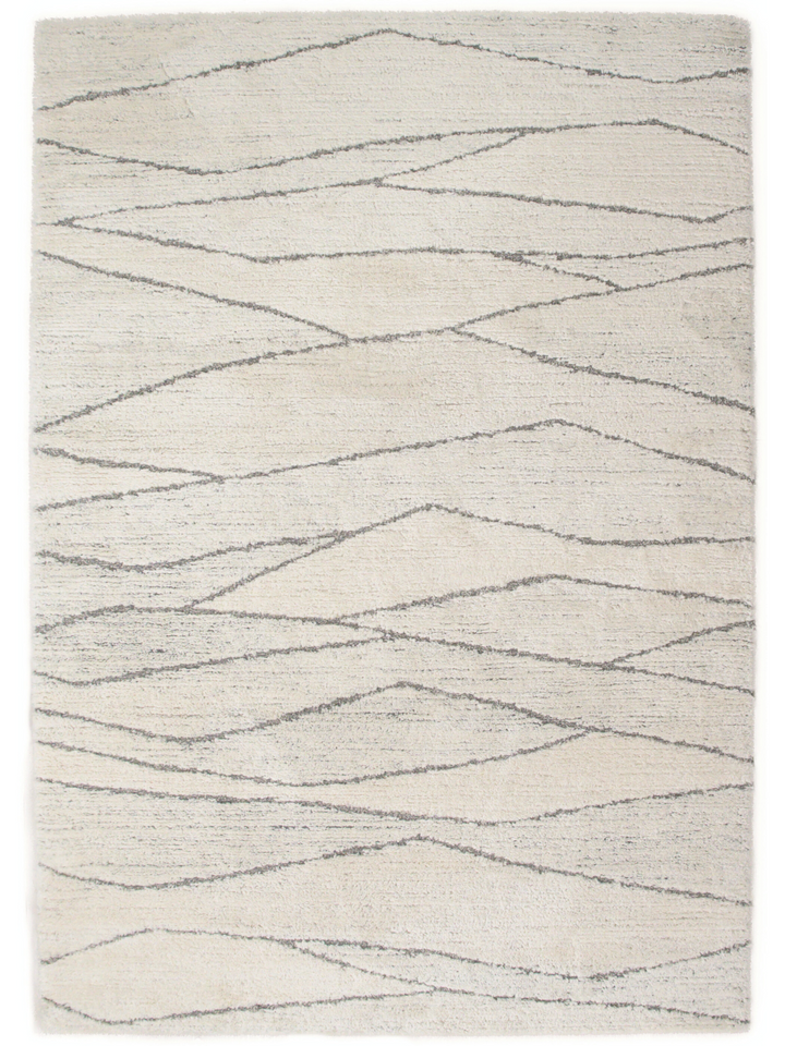 Cocoon Moroccan Cream Grey Rug
