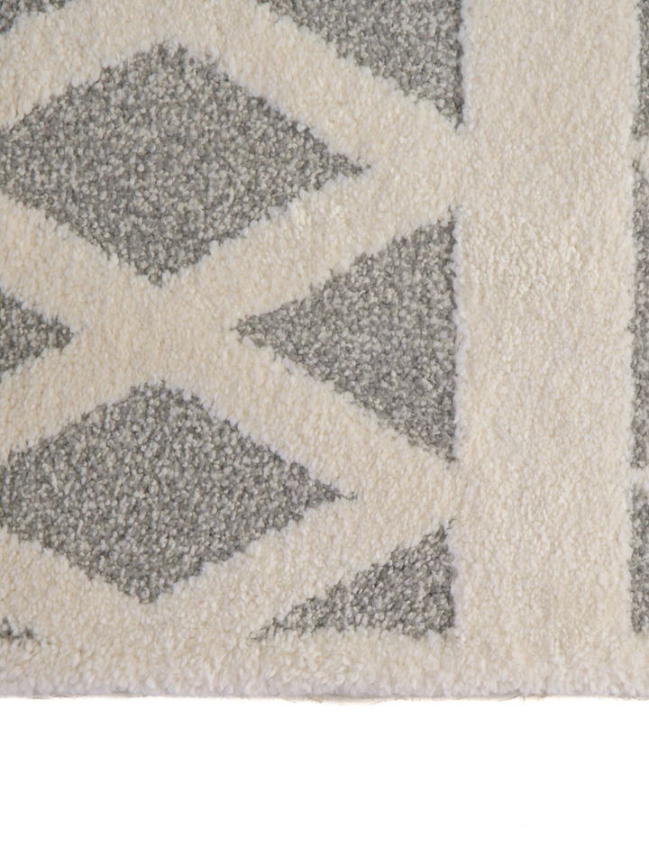 Cocoon  Tribal Cream Grey Rug