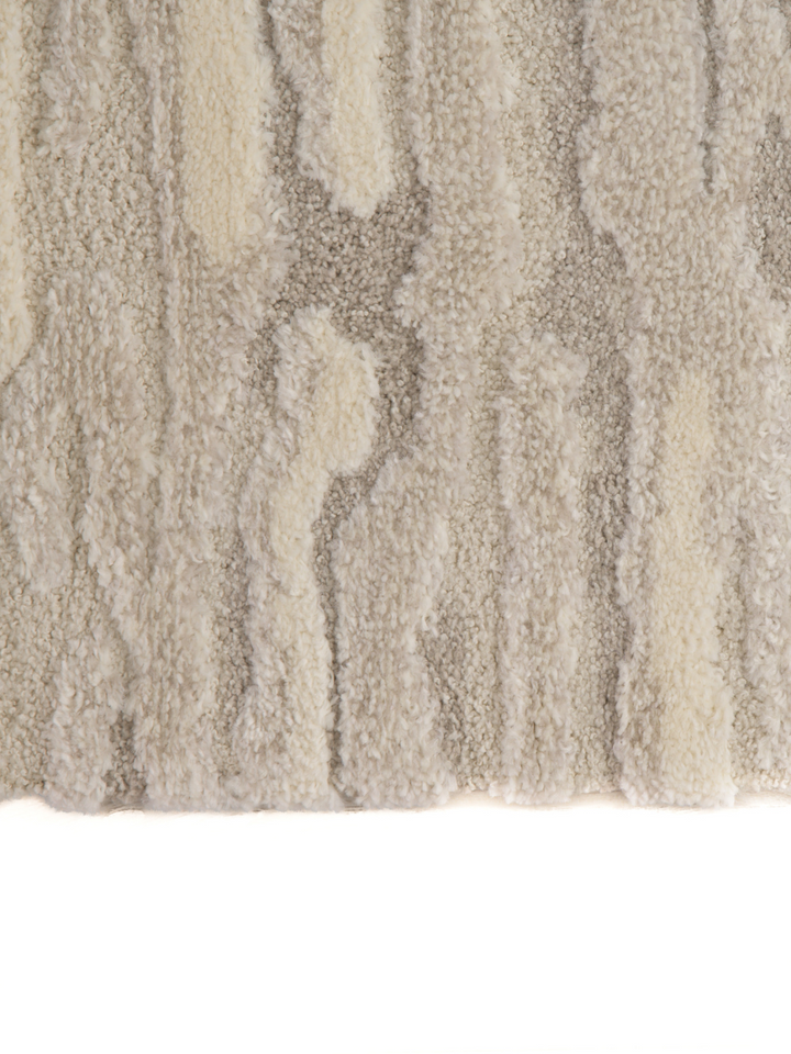 Cocoon Sculpted Cream Beige Rug