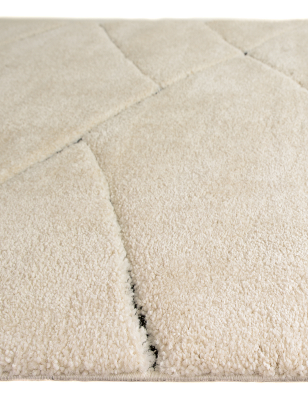 Farah Moroccan Cream Black Rug