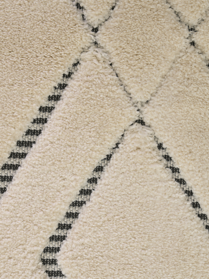 Farah Abstract Cream Grey Rug