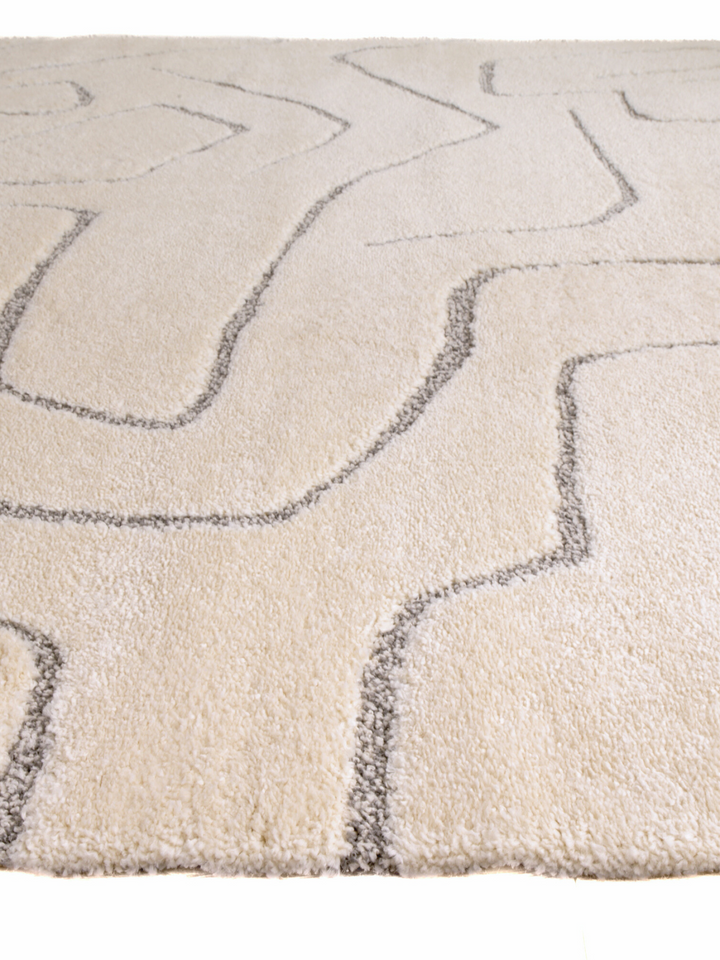 Cocoon Abstract Cream Rug