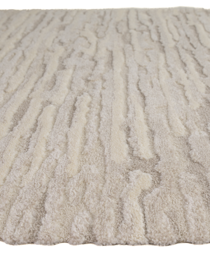 Cocoon Sculpted Cream Beige Rug