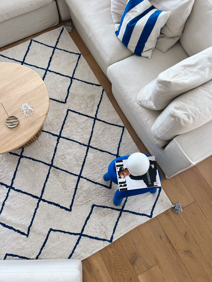 Fuji Diamond Blue Rug