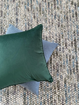 Lagoon Blue/ Green  Multi Loop Wool Rug