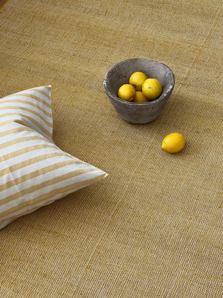 Bronte Jute & Cotton Lemon Rug