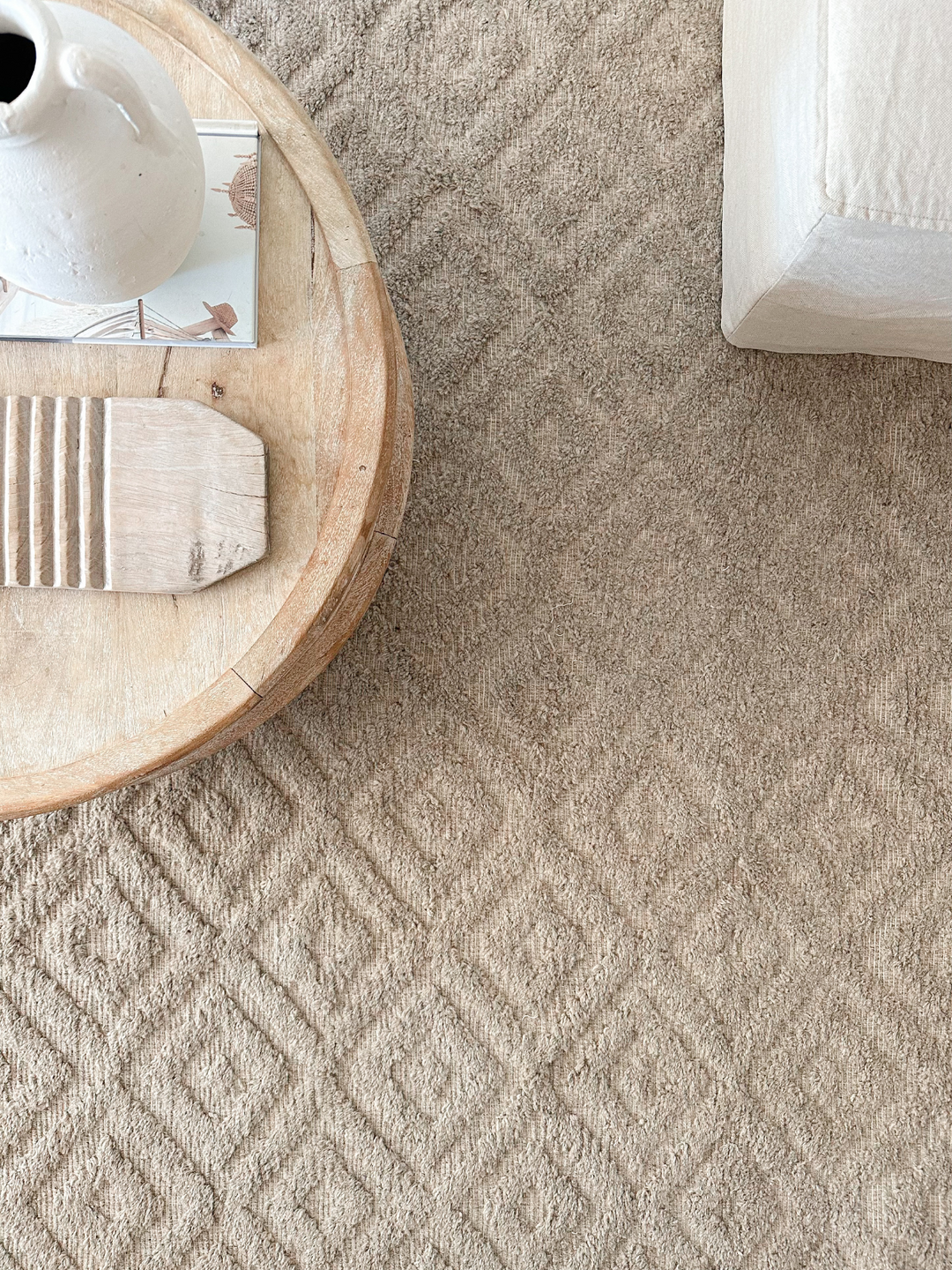Petrus Plush Diamond Ash Rug