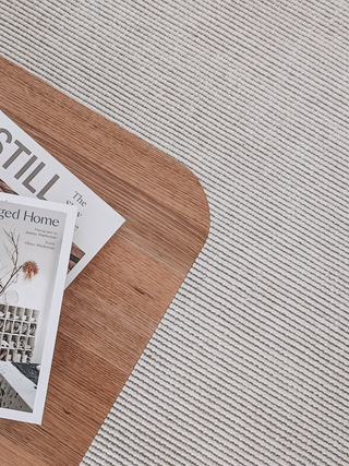 Astro Ivory Wool Custom Size Rug
