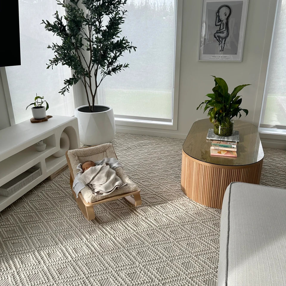 Perla Ada Grey Rug (No Fringe)