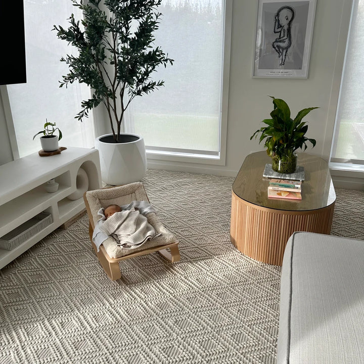 Perla Ada Grey Rug (No Fringe)