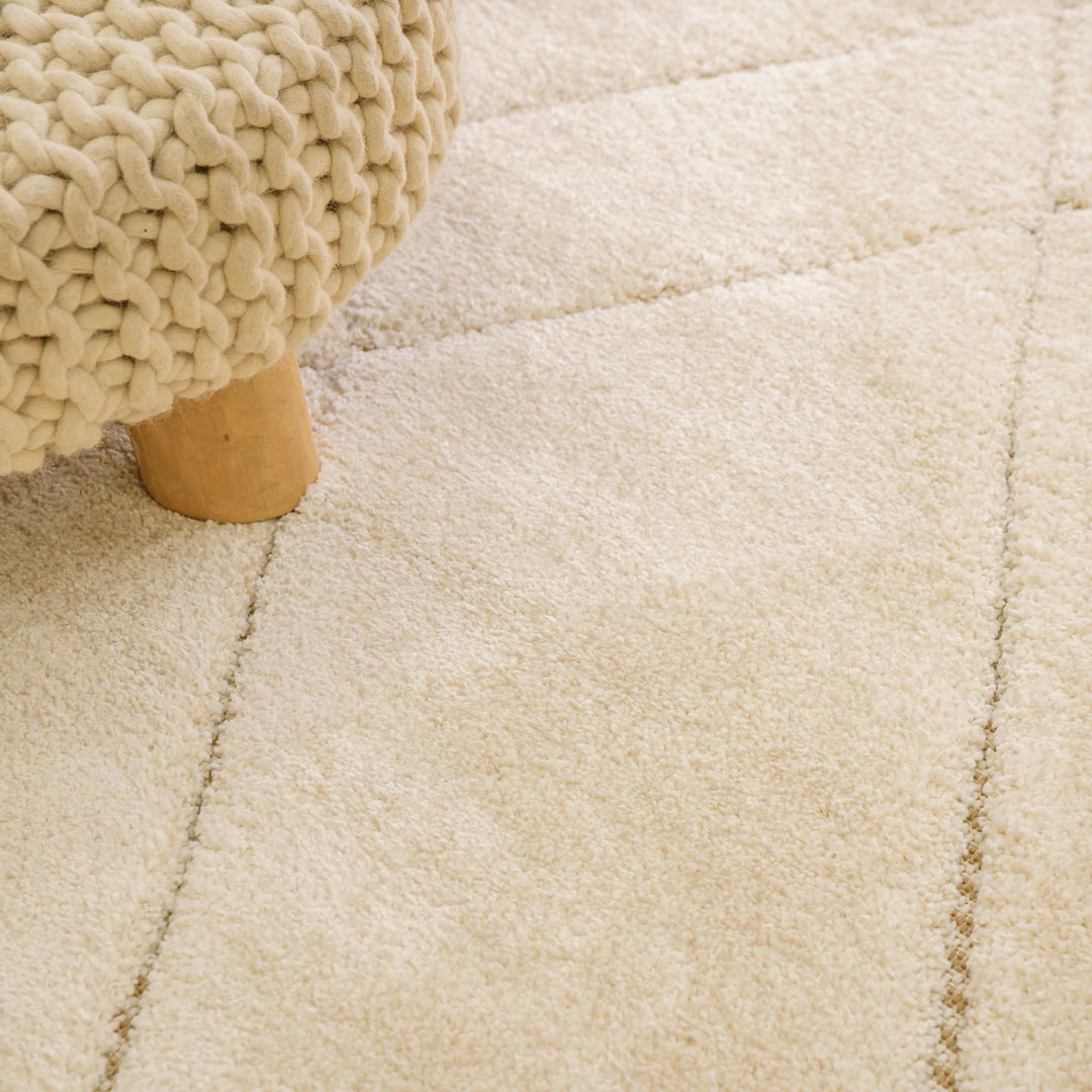 Farah Abstract Cream Beige Rug