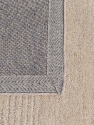 Metro Waves Beige Wool rug