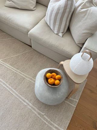 Metro Crossroads Beige Wool rug