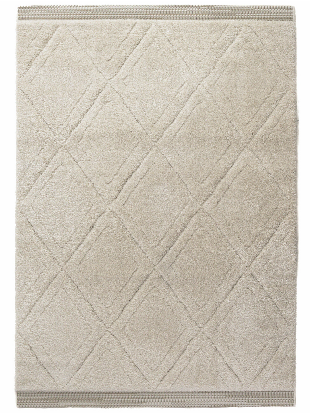 Farah Modern Cream Cream Rug