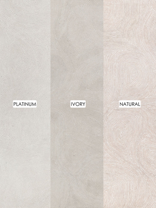 Loren Almon 01 Platinum Wool Rug