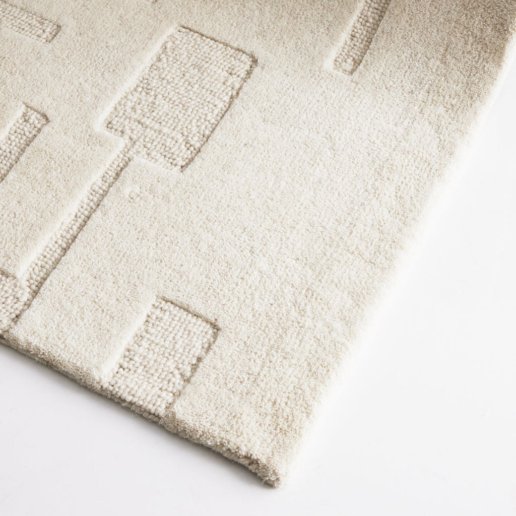 Albion Ivory Wool Rug MAARIA