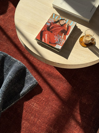 Alfie Burnt Terracotta Indoor Outdoor Rug