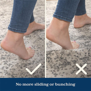 Anti Slip Rug Stop, White PVC, Hard Flooring