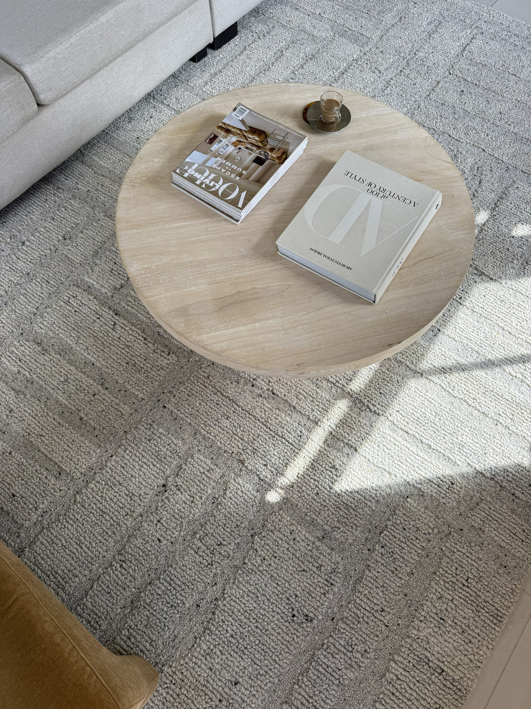 Arlo Silver Modern Wool Blend Rug