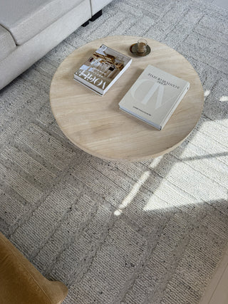 Arlo Silver Modern Wool Blend Rug