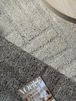 Arlo Silver Modern Wool Blend Rug