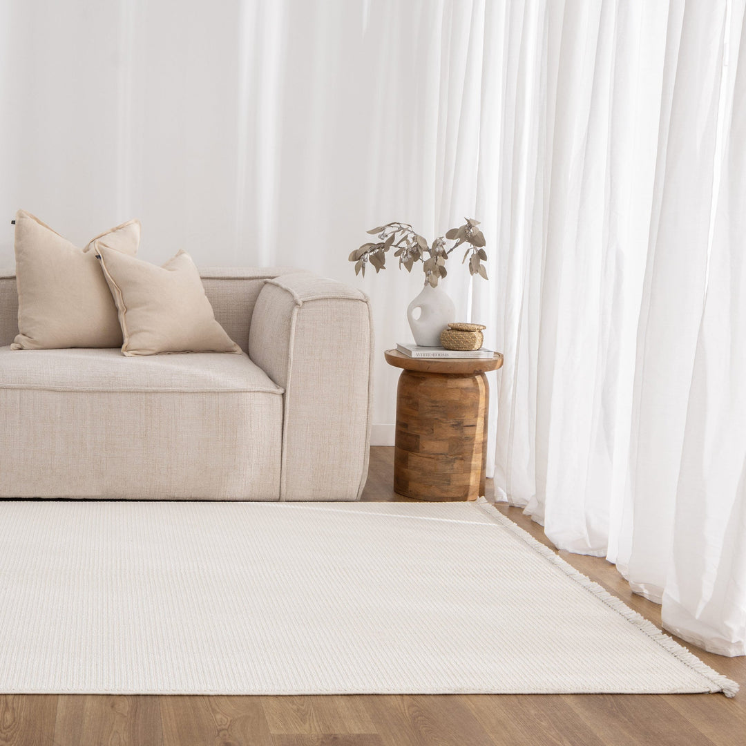 Berno Ivory Loop Rug - B001