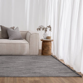 Savoy Charcoal Loop Rug