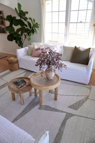 Matilda Abstract Beige Rug