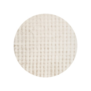 Mink Washable Round Rug Beige