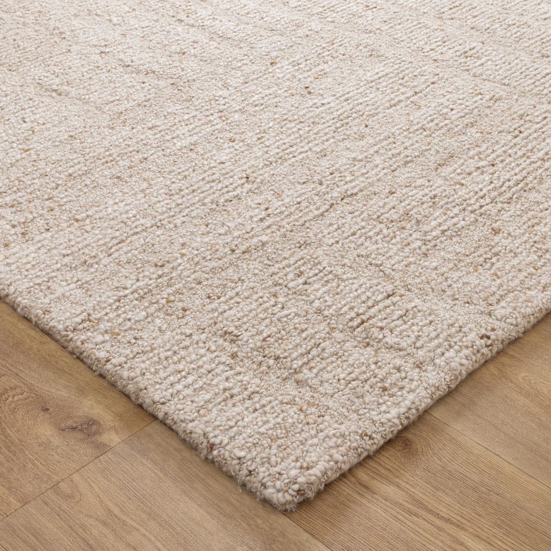 Arlo Beige Modern Wool Rug