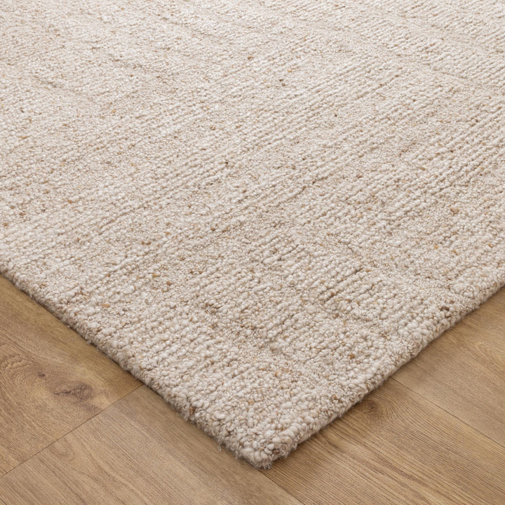 Arlo Beige Modern Wool Rug