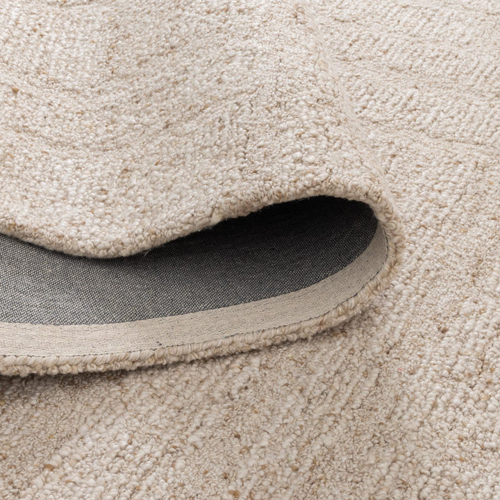 Arlo Beige Modern Wool Rug