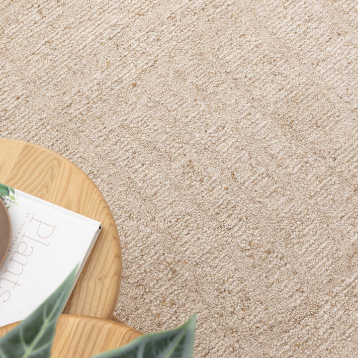 Arlo Beige Modern Wool Rug