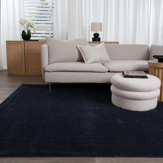 Resort Petrol Textured Rug