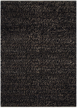 Weave Black Jute and Wool Rug