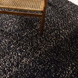 Weave Black Jute and Wool Rug