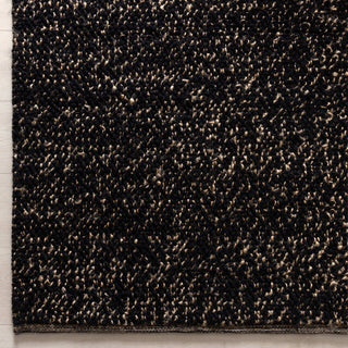 Weave Black Jute and Wool Rug