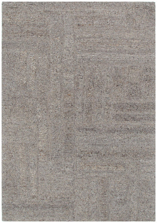Arlo Brown Grey Modern Wool Blend Rug