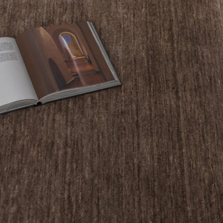Arden Hand-Knotted Wool Rug Brown