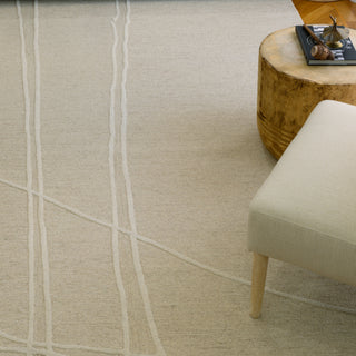 Metro Crossroads Beige Wool rug